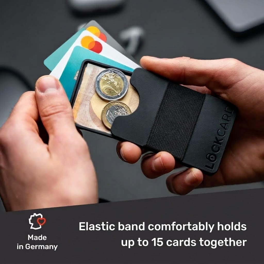Lockcard Slim Wallet 4-Piece Bundle
