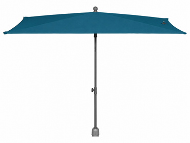 Livarno Home Rectangular Parasol 210x140cm UV80 Steel