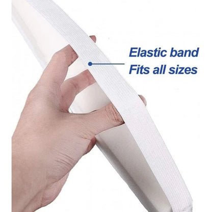 Full Face Protective Isolation Mask with Clear Visibility and Elastic Band