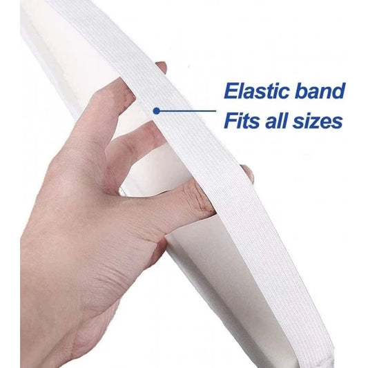 Full Face Protective Isolation Mask with Clear Visibility and Elastic Band