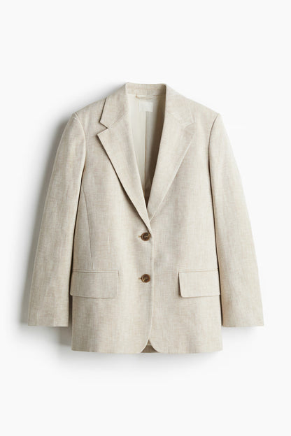H&M Linen-Blend Blazer