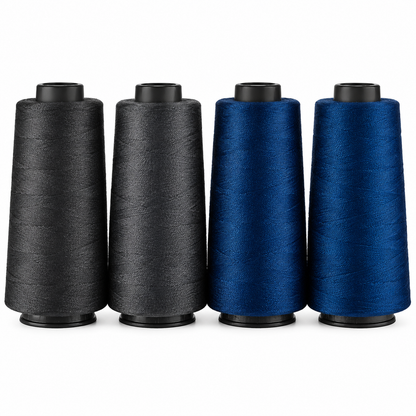 Crelando Overlock Sewing Thread 4-Pack 2500m