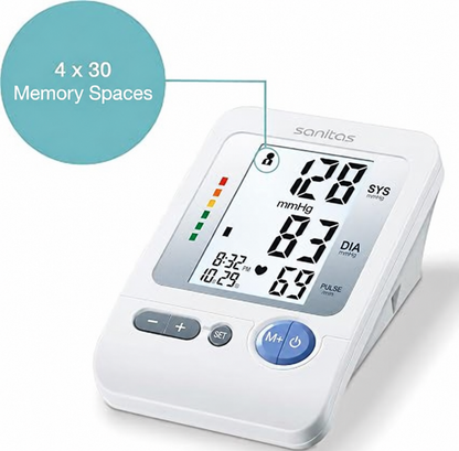 Sanitas SBM 21 Automatic Upper Arm Blood Pressure Monitor, Accurate Home Health Device