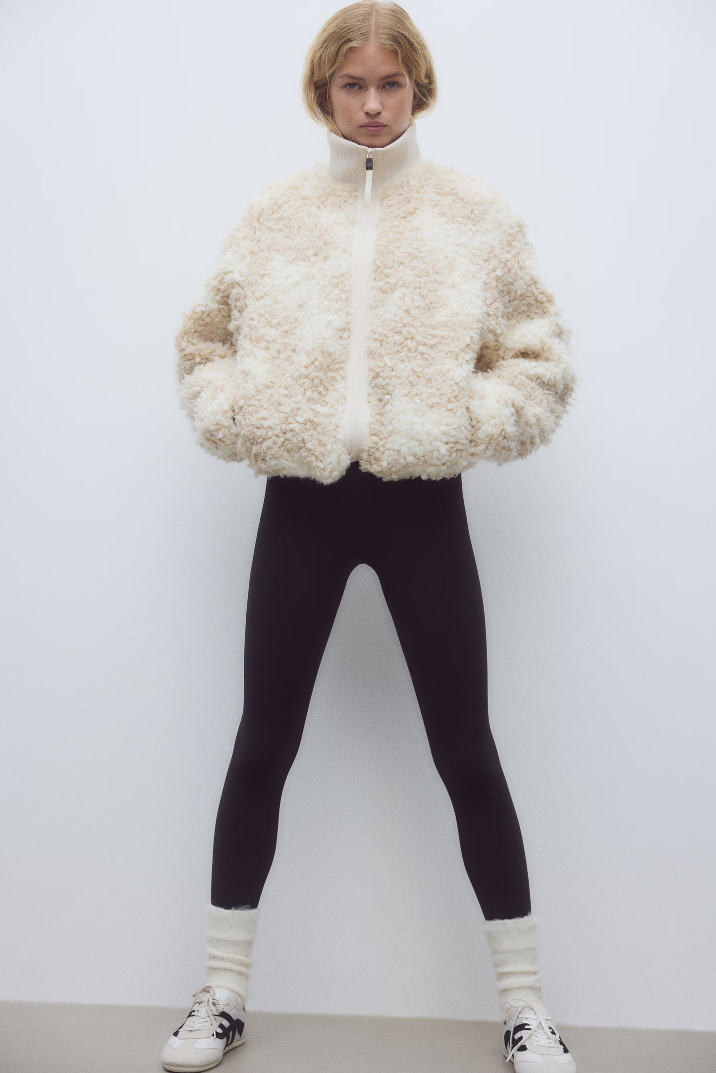 H&M Outdoor Fleece Leggings Hight Waist Regular Length