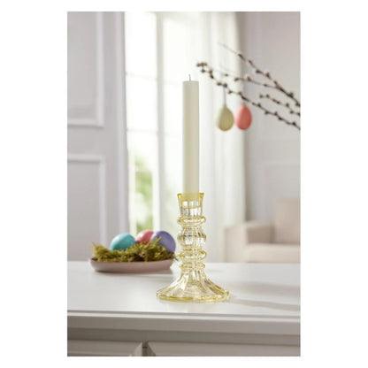 Livarno Home Glass Candlestick