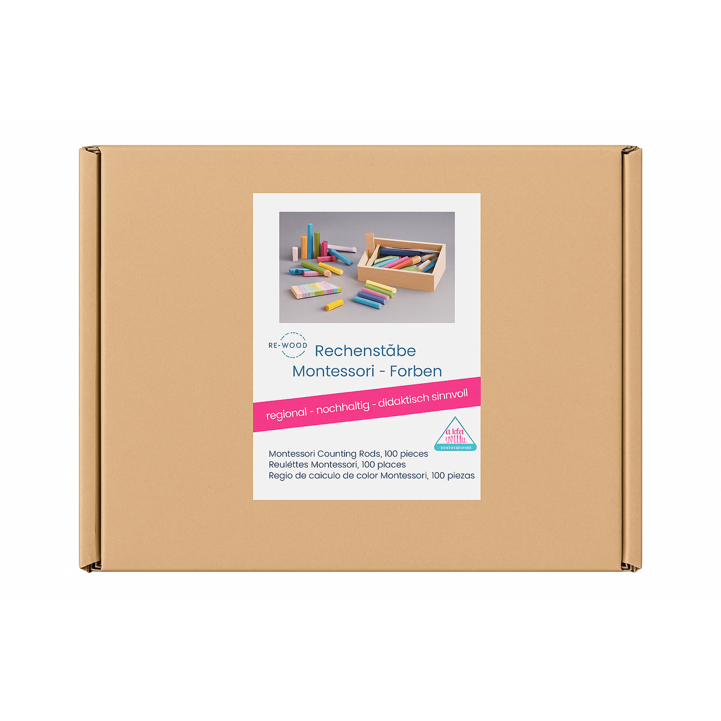 Montessori Counting Rods – Rechenstäbe Montessori Farben