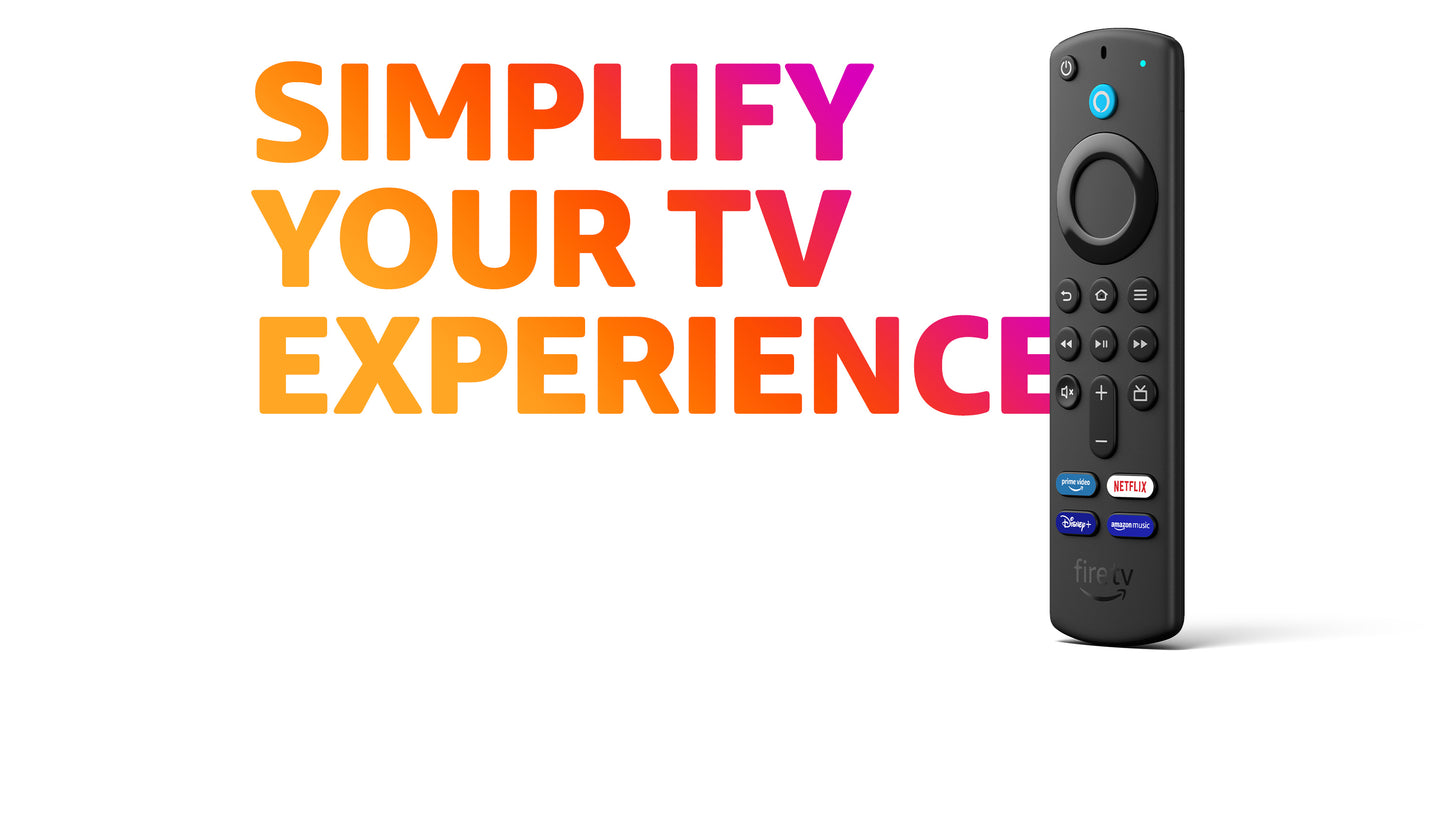 Amazon Alexa Voice Remote (3rd Gen) for Amazon Fire TV – Replacement Remote Only