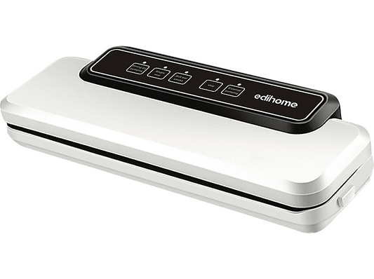 EDIHOME EDIH-0188 Compact White Vacuum Sealer for Food Preservation