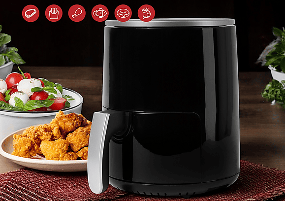 BERGNER PETIT SwissHo Air Fryer 2.5L Black 1200W