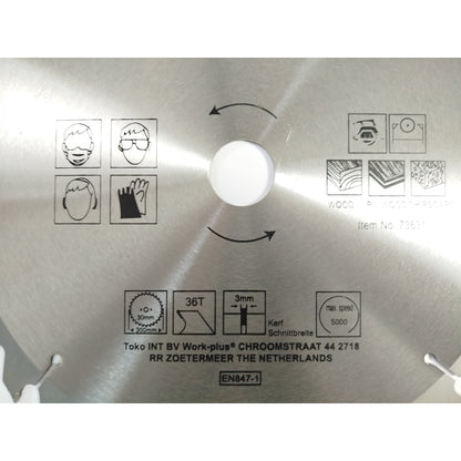 HM 300mm 30mm 36-Tooth Hardwood Circular Saw Blade