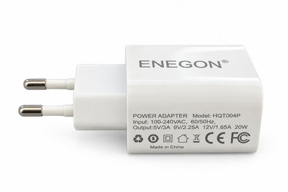 ENEGON 20W Type C Fast Charging Power Adapter – EU Plug