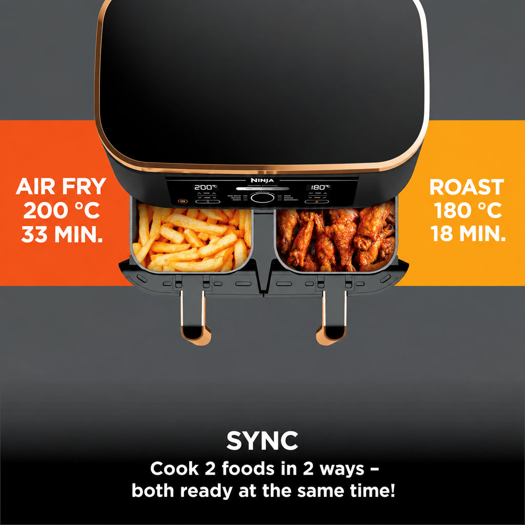 Ninja AF400EUCP Foodi MAX Dual Zone Air Fryer 9.5L