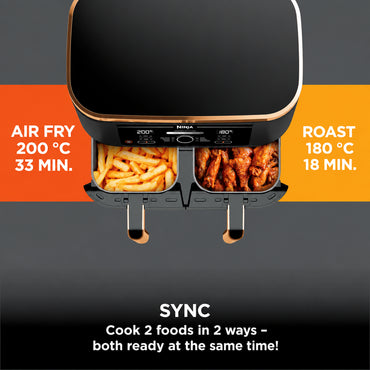 Ninja AF400EUCP Foodi MAX Dual Zone Air Fryer 9.5L
