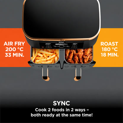 Ninja AF400EUCP Foodi MAX Dual Zone Air Fryer 9.5L