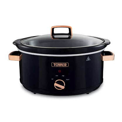 Tower Infinity Collection 6.5L Stainless Steel Slow Cooker Rose Gold T16019RG