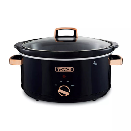 Tower Infinity Collection 6.5L Stainless Steel Slow Cooker Rose Gold T16019RG
