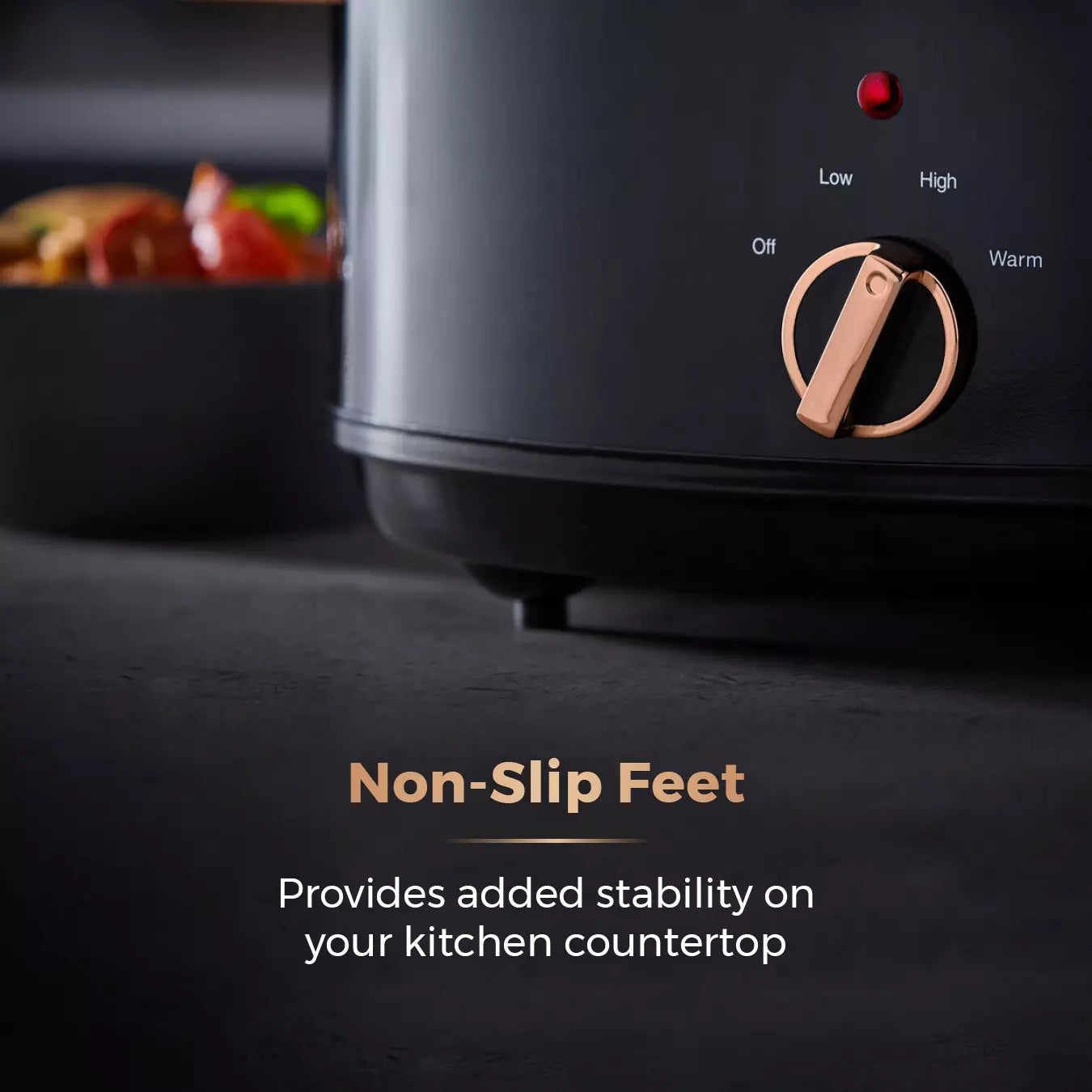 Tower Infinity Collection 6.5L Stainless Steel Slow Cooker Rose Gold T16019RG