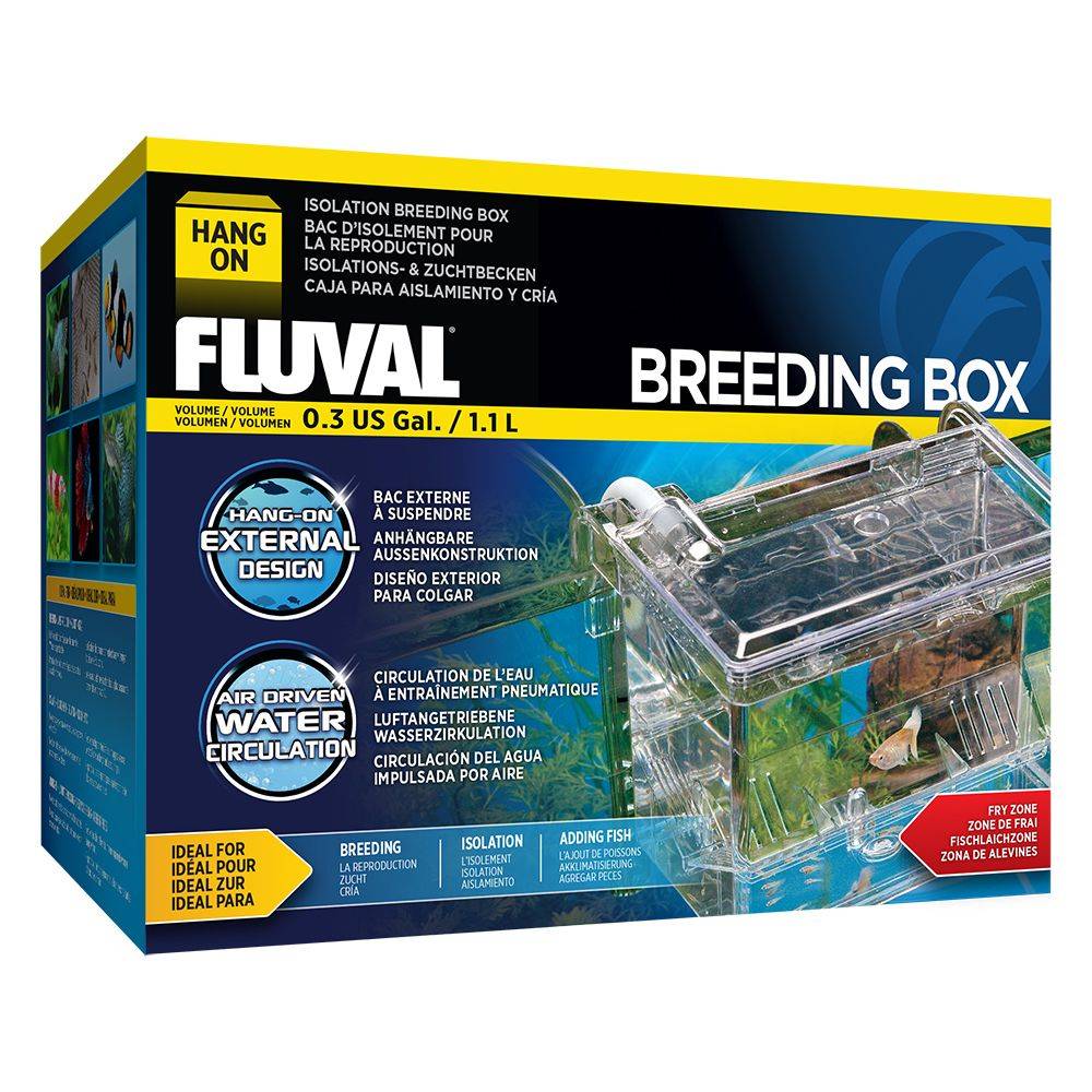 Fluval Medium Hang-On Aquarium Breeding Box for Fry and Injured Fish