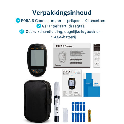 Fora 6 Connect 6-in-1 Multi-functional Glucose & Health Monitoring System