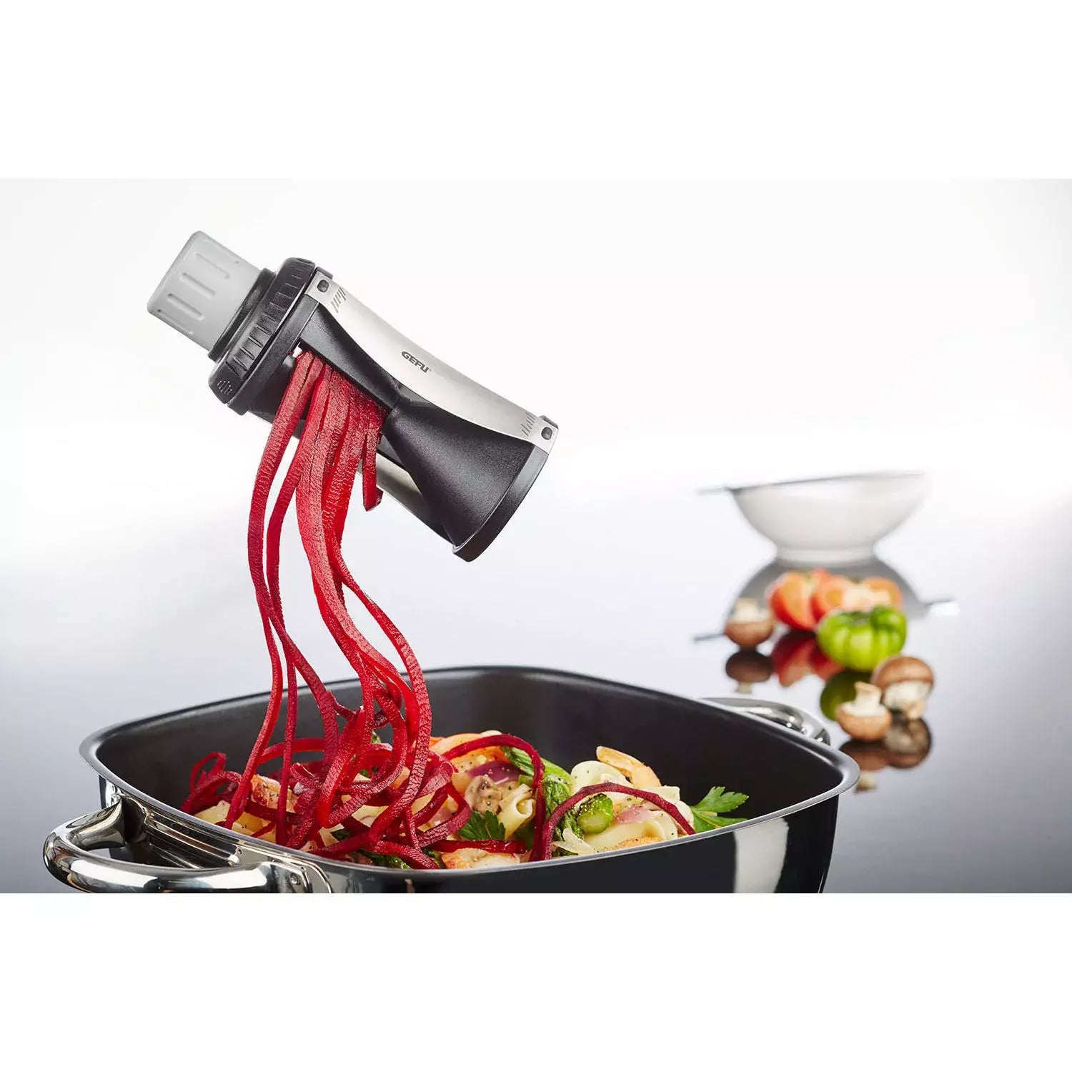 GEFU Spirelli 2.0 Vegetable Spiral Slicer Maker for Zucchini Noodles Carrots