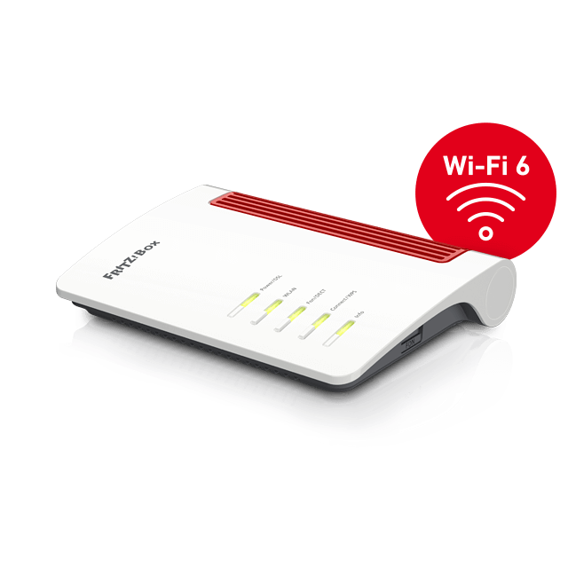 FRITZ!Box 7530 AX Wi-Fi 6 DSL Modem Router: Mesh, Gigabit, Smart Home