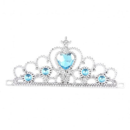 Elsa Princess Dress-Up Accessory Set: Gloves, Wig, Crown, Wand