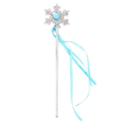 Elsa Princess Dress-Up Accessory Set: Gloves, Wig, Crown, Wand