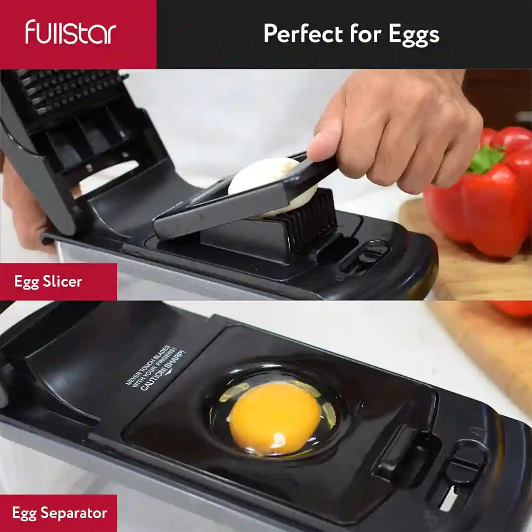 Fullstar 11-in-1 Stainless Steel Vegetable Chopper & Spiralizer