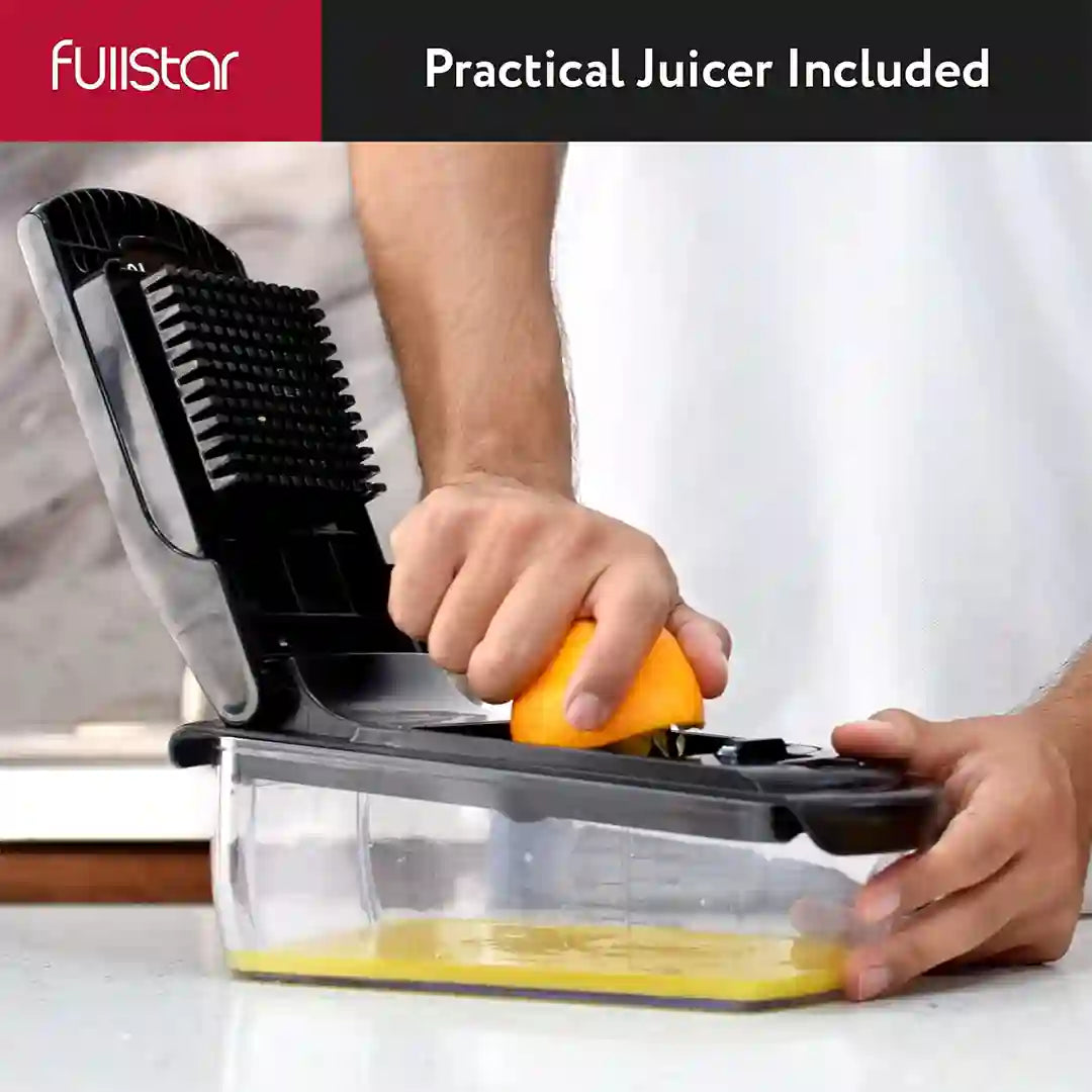 Fullstar 11-in-1 Stainless Steel Vegetable Chopper & Spiralizer