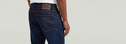 G-Star Men's Classic Straight Fit Dark Blue Denim Jeans