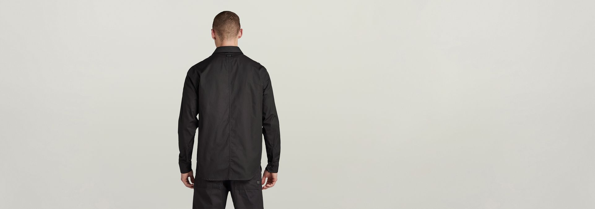 Men's G-Star RAW Black Cargo Regular Shirt | Durable Ripstop Cotton Fabric