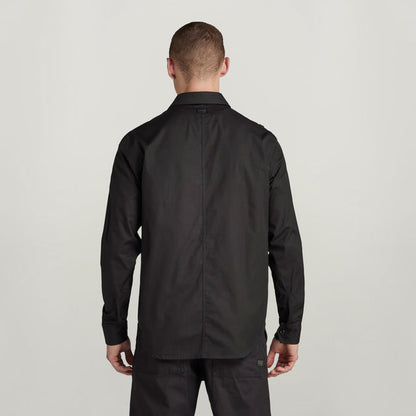 Men's G-Star RAW Black Cargo Regular Shirt | Durable Ripstop Cotton Fabric