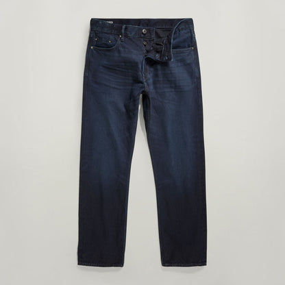 Men's Dakota Regular Straight Dark Blue Sustainable Jeans with Button Fly