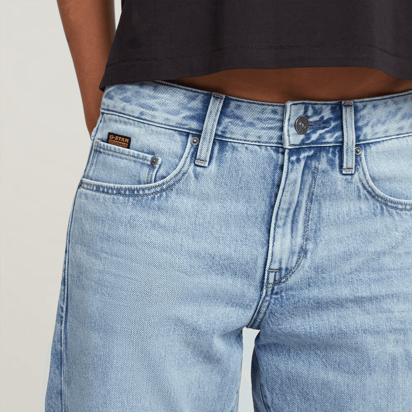 Kate Boyfriend Jeans in Sun Faded Blue Cape