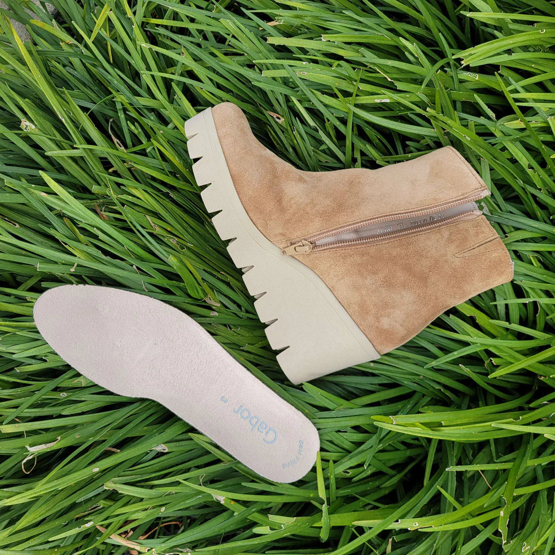 Women's Gabor Leather Wedge Bootie – Lion Dream Velour