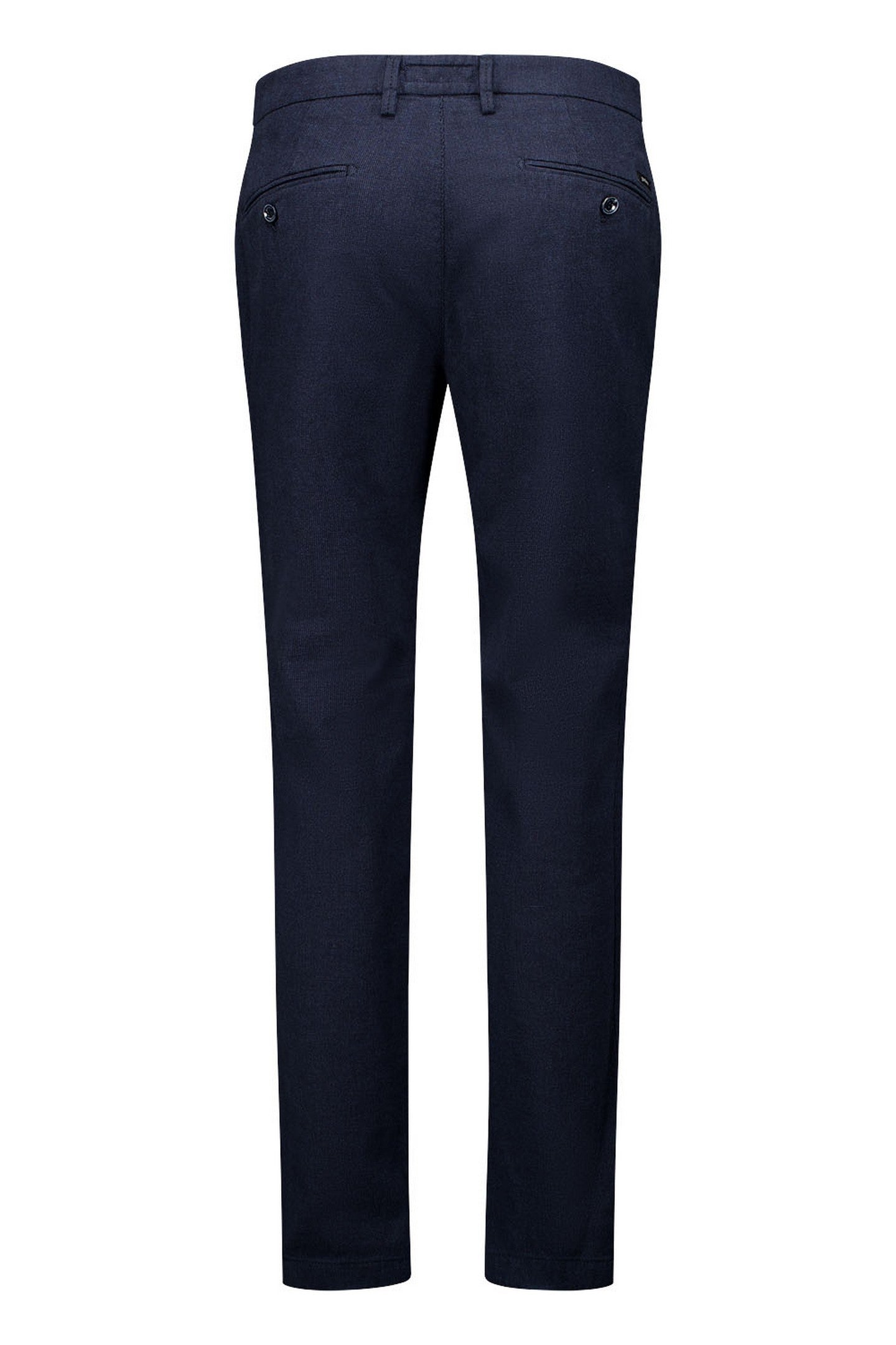 Gardeur Savage-2 Ewoolution Slim Fit Trousers Micro Texture Pattern Dark Navy