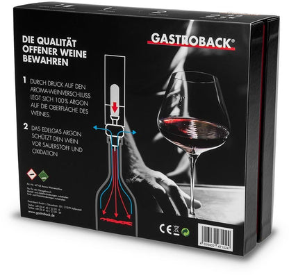 Gastroback Aroma Wine Preserver System - Argon Gas for Fresh Wine