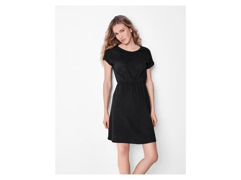 esmara Women’s Summer Short Dress Elegant Cotton Lycra