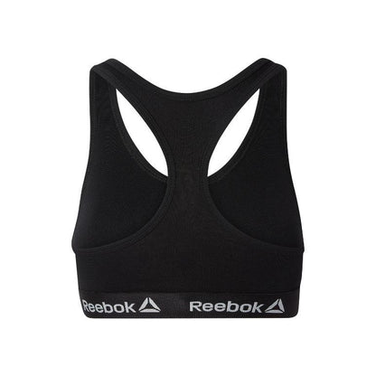 Reebok Women's Sports Bra 2-Pack Black Moisture-Wicking Fit