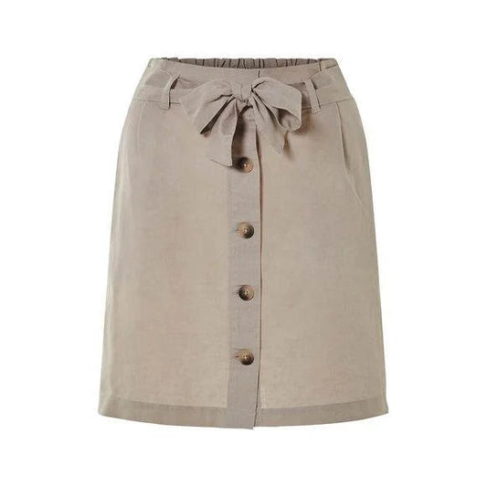esmara Linen Midi Skirt Front Buttons