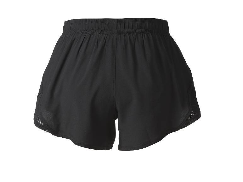CRIVIT Women's Athletic Shorts With Elastic Waist, Zip Pocket