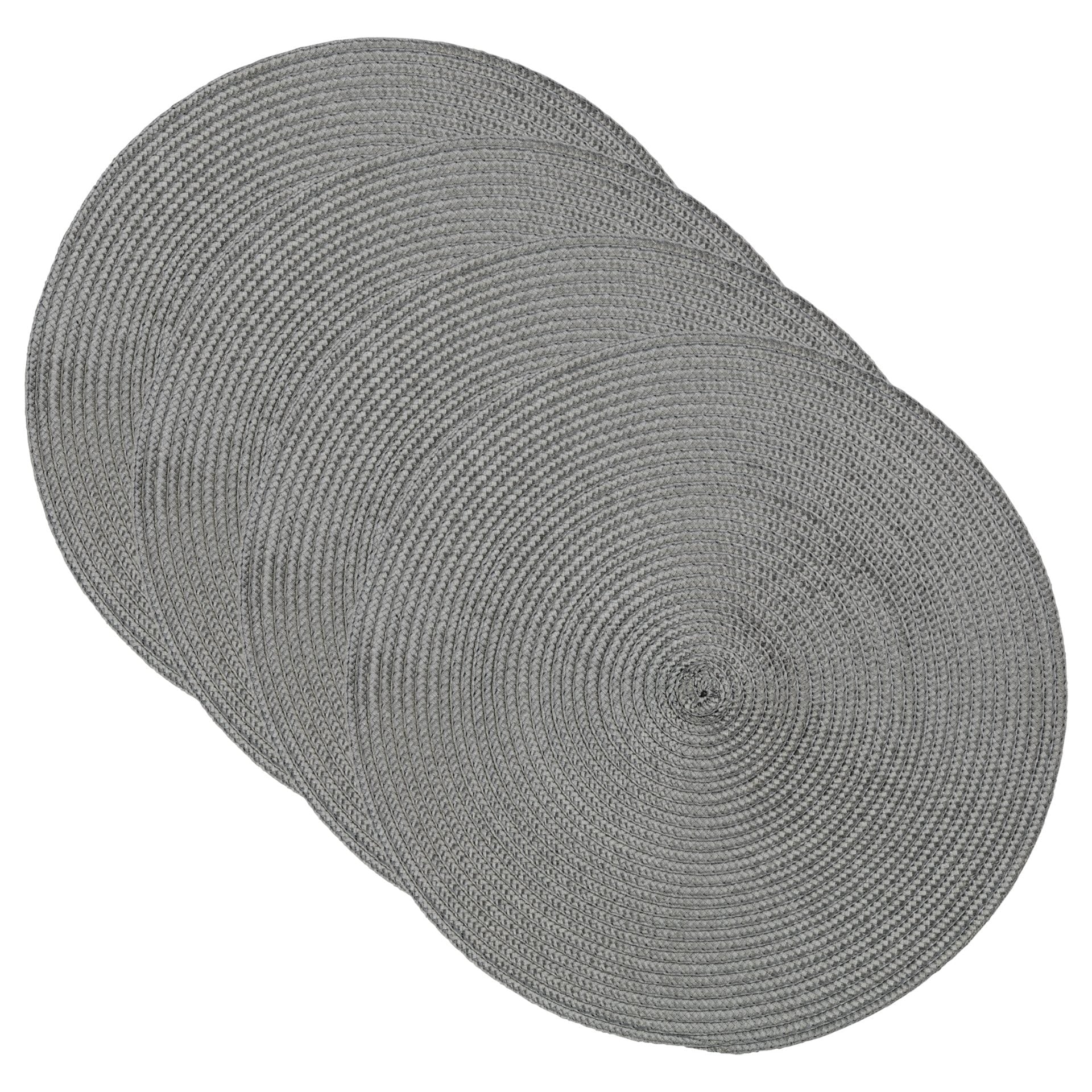 Livarno Home Placemats Ø 38 cm Gray