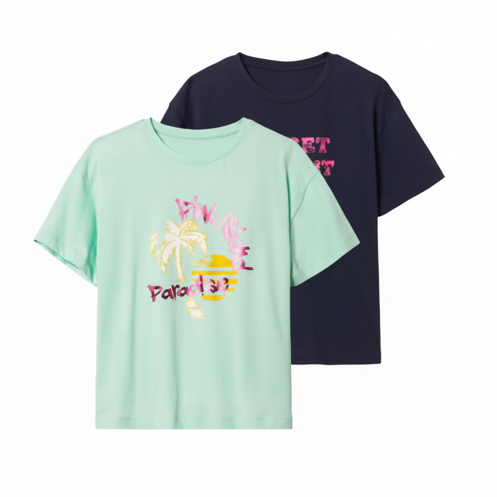 Pepperts!® Girls T‑Shirt Set of 2Pcs