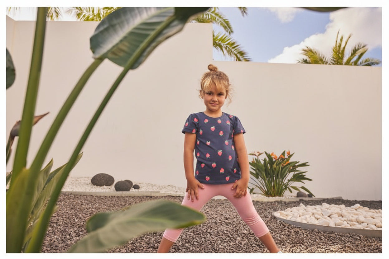 LUPILU Capri Leggings For Kids, 2‑Pack