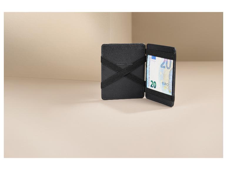 LIVERGY Men's Genuine Leather Magic Wallet & Classic Bi-Fold Design