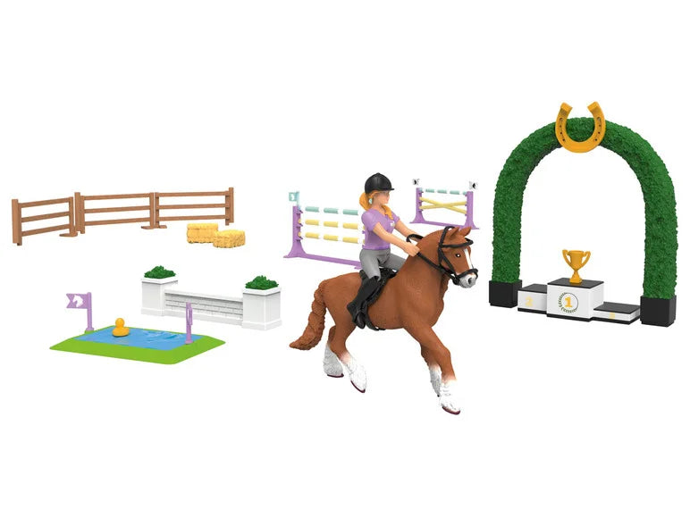 Playtive Animal Adventures Tournament Stable Figure Set