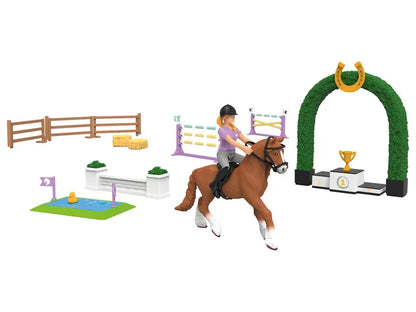 Playtive Animal Adventures Tournament Stable Figure Set
