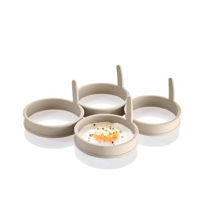 Livarno Home Fried Egg Ring Mold Silicone - Set of 4
