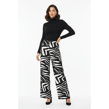 esmara Women's Palazzo Pants Black & White