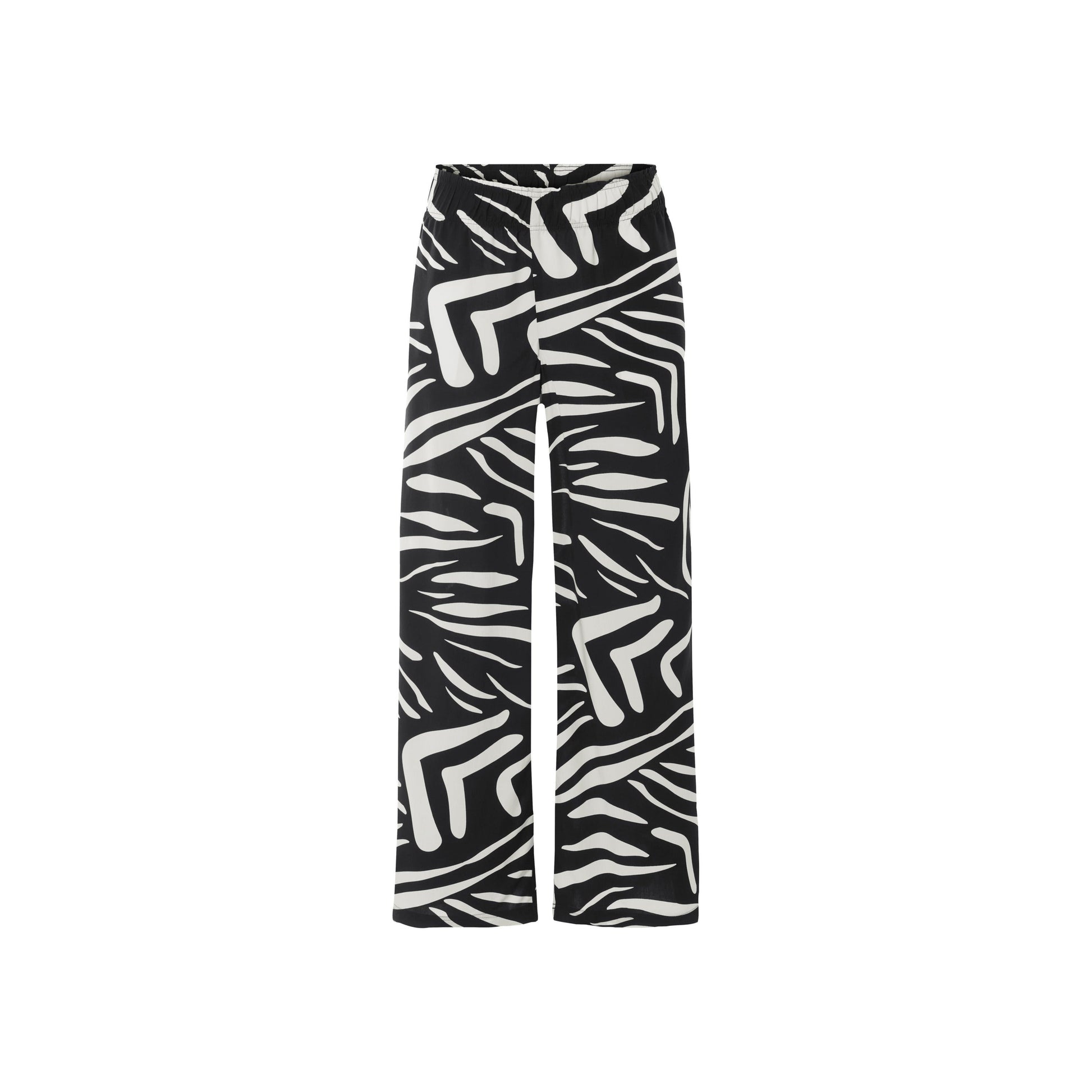 esmara Women's Palazzo Pants Black/White XS
